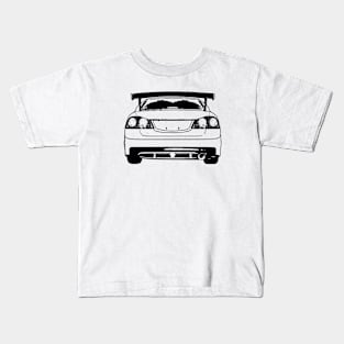 Civic Type R FD2 Back View Sketch Art Kids T-Shirt